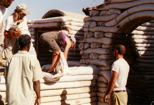 Preparação Superadobe 