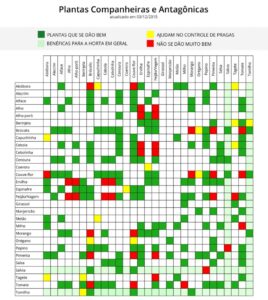 Plantas Companheiras e Antagônicas